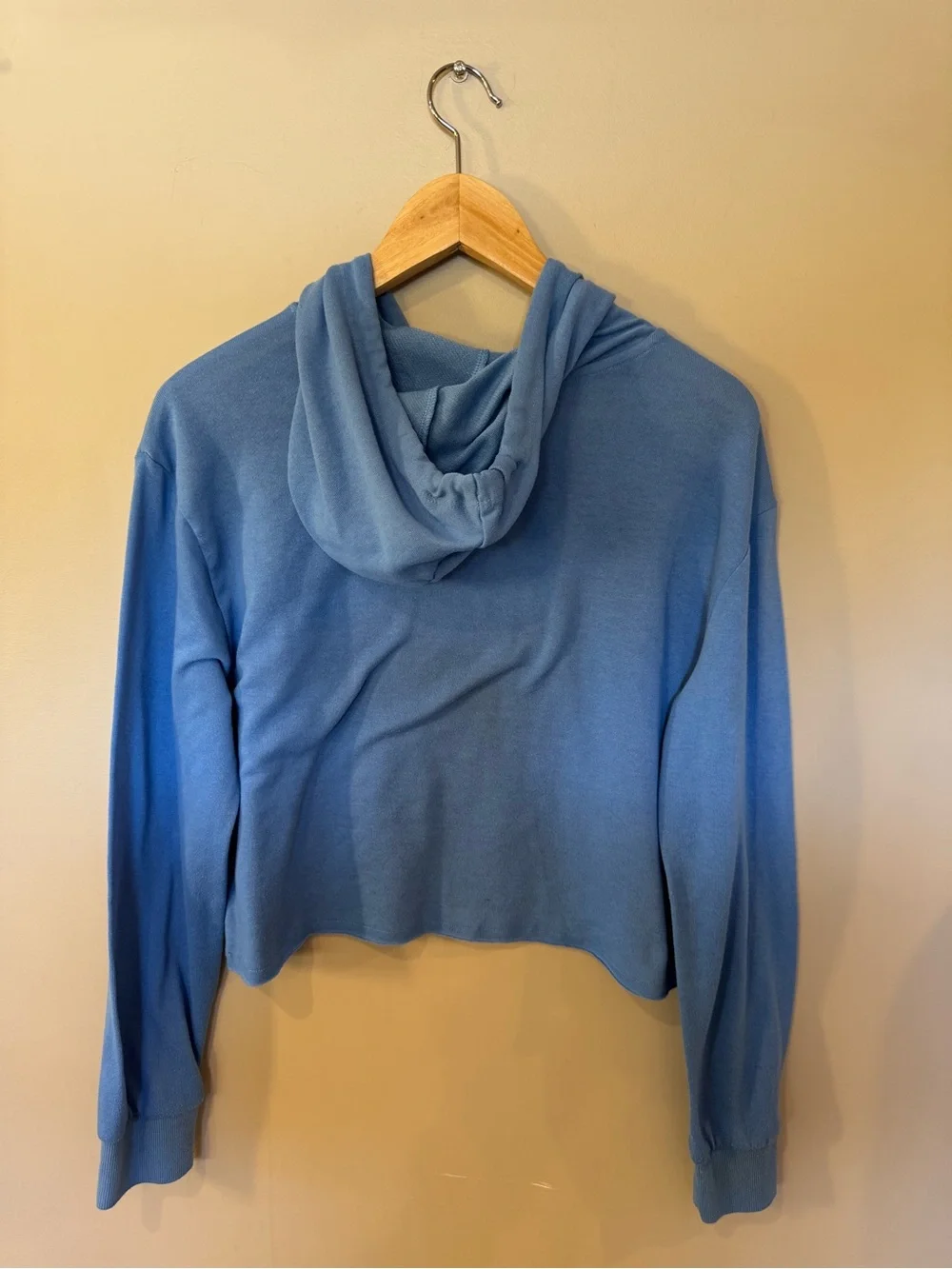 Disney Blue Hoodie Sweatshirt with Pink Graphic - Picture 2 of 5